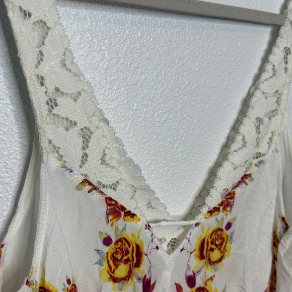 Free People Intimately Morning Rose Lace Tank Size M - Picture 5 of 6